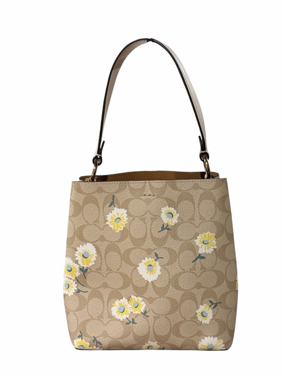 Coach Mollie Bucket Bag 22 in Signature Canvas with Daisy/Floral Print - Picture 4 of 15